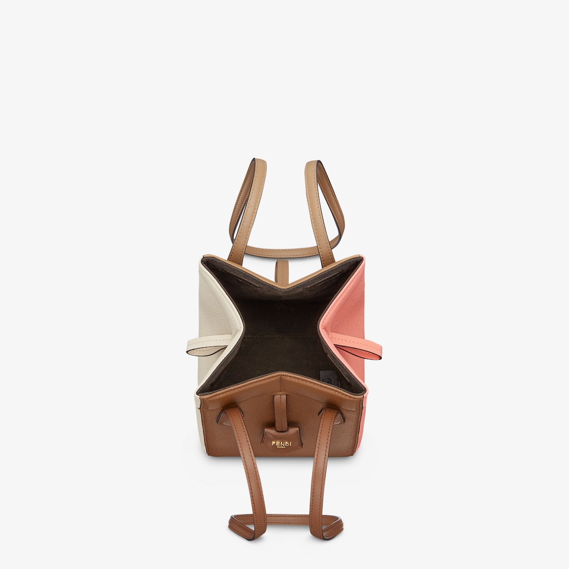 Fendi Origami Mini Multicolour Leather Mini Bag That Can Be Transformed - Image 4